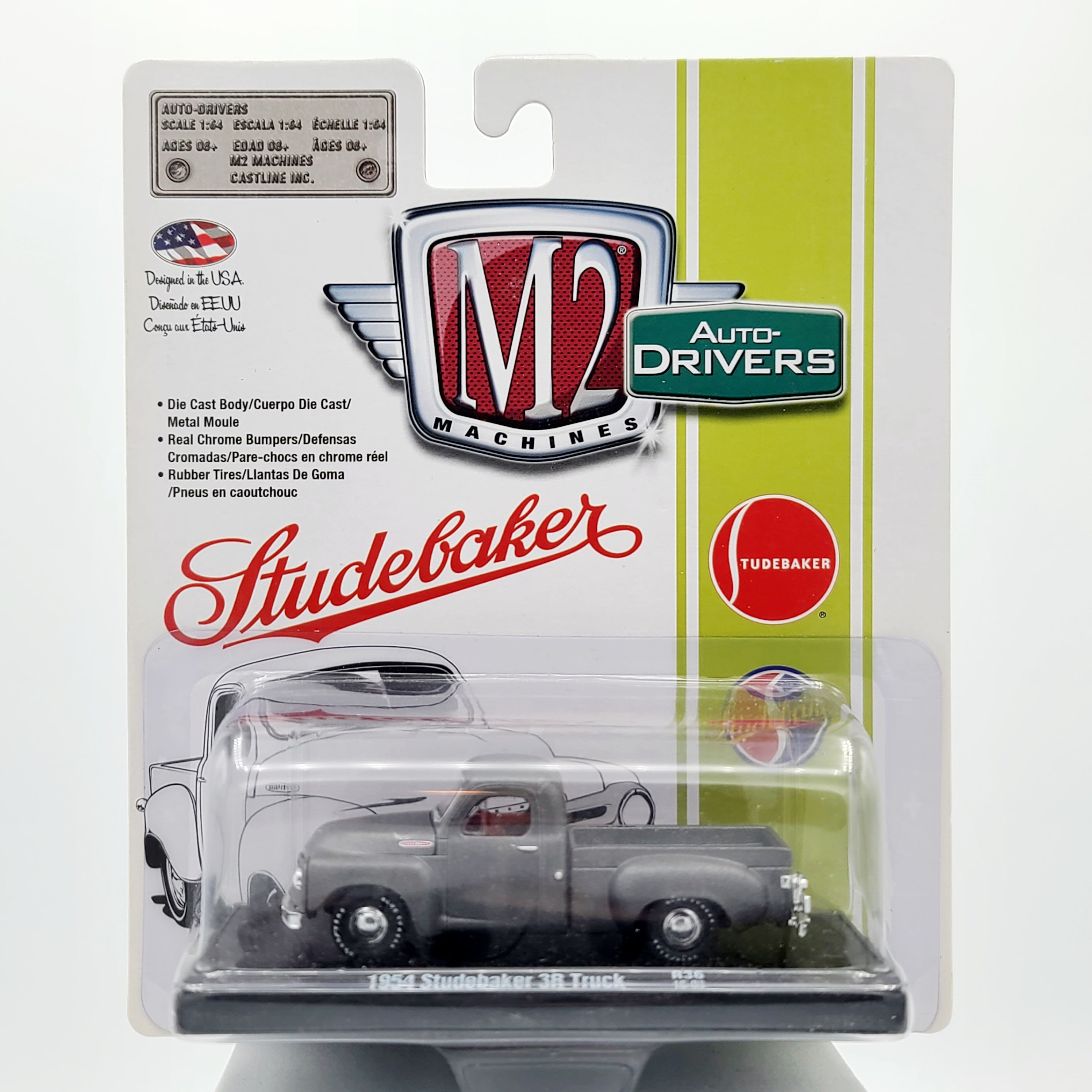 M2 Machines '54 Studebaker 3R Truck - 1:64 (2016 M2 Auto-Drivers Release 36)
